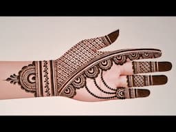 Beautiful easy mehndi design | stylish simple mehndi design| mehandi design | mehndi design | mehndi