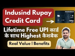 Indusind Bank Credit Card | Indusind Rupay Credit Card | Indusind Platinum Credit Rupay Credit Card