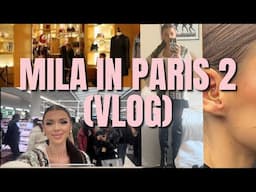 ❤️ MILA IN PARIS VLOG 2 ❤️ SHOPPING ✨ PIERCING ✨ SEPHORA ✨ NEW FRAGRANCES | Mila Le Blanc 2024