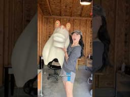 Making a LIFE SIZE Lego Jar Jar Binks #shorts