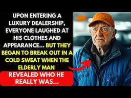 UPON ENTERING A LUXURY DEALERSHIP, EVERYONE LAUGHED AT HIS CLOTHES AND APPEARANCE...