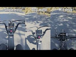 Dual Hub Motor vs Mid Drive eBikes - Comparison