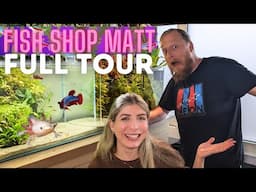 @FishShopMatt's Fishroom FULL TOUR - Bettas, Axolotls, Ponds & MORE!