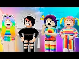 Roblox | All Black In A Rainbow Brookhaven!