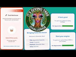 HOW TO COMPLETE IT’S GIVING TREE CHALLENGE | Give away an heirloom | Bitlife