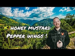 JAMAICAN BLUE MOUNTAIN HONEY MUSTARD PEPPER WINGS !