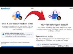 Yadda Zaka Bude Facebook Account DinKa da Aka Ruf/how to unlock your Facebook account 2024 #facebook