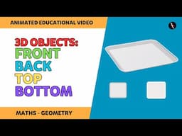 Identifying the front back top and bottom of 3D objects | Geometry | TicTacLearn | Fun with Gaffy