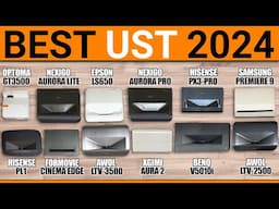 Best Ultra Short Throw Projector 2024 (UST) || Hisense PX3-Pro, Epson LS650, BENQ V5010i