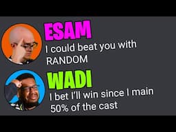 WaDi & ESAM Face Off With RANDOM CHARACTERS