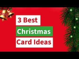 3 Easy Christmas greeting cards / Diy Christmas Cards Ideas / Christmas Cards From paper / DIY Cards