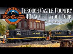 Denver & Rio Grande HO Scale Layout Tour with James Gronwald