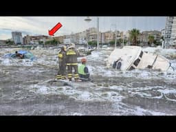 5 Minutes ago, Chaos in Italy! Half of Sicily was swept into the sea by floods