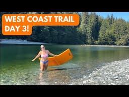 A Lighthouse, Sea Stacks & Floating on Walbran Creek: West Coast Trail Day 3, Crab Shack to Walbran