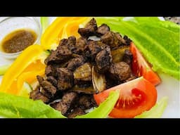 Vietnamese Shaking Beef - Bo Luc Lac recipe. Super quick, easy, and delicious. Restaurant taste!!