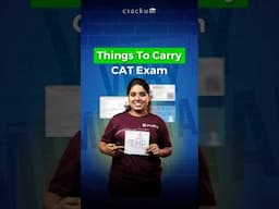 Things To Carry To the CAT 2024 Exam