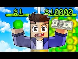 Minecraft PERO tu EXPERIENCIA = TU RIQUEZA! 💎📈