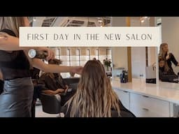 FIRST DAY IN A NEW SALON