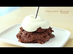 Easy No Bake！Popular Restaurant Buvette's Signature Chocolate Mousse Recipe | Cong Cooking