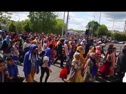 Vaisakhi Nagar Kirtan Wolverhampton ( England UK )