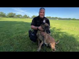 POLICE CANINE JUICE RETIRES