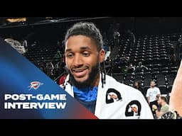 OKC Thunder at LA Clippers Post-Game Interview with Isaiah Joe | November 2, 2024