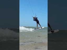 New trick in the bag // kiteboarding