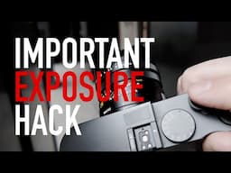 Important exposure hack! A must watch for street photographers.