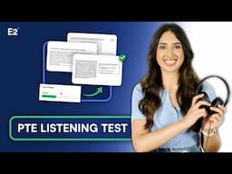 Full PTE Listening Sample Test with Answers 2024