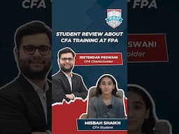 Student Review About CFA Training at FPA | FPA Edutech