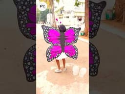 Fancy dress competition ideas for kids | butterfly costume for fancy dress #shorts #diy