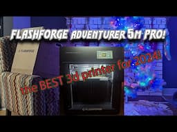 Flashforge Adventurer 5m Pro! the best 3d printer i've ever used!