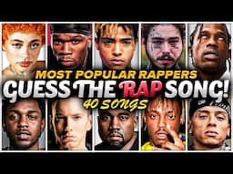 GUESS THE RAP SONG - Most Iconic RAP Songs Ever 👑 | Music Quiz