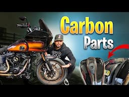 Harley Davidson Low Rider st Carbon Part Install