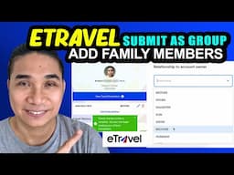 ETRAVEL TUTORIAL HOW TO ADD FAMILY MEMBERS | ETRAVEL GROUP REGISTRATION GUIDE