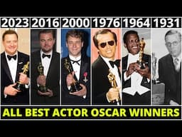 All Best Actor Oscar Winners in Academy Award History 1929-2023