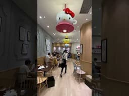 The Sanrio Cafe in Tokyo! #hellokitty