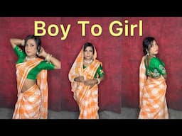 Boy To Girl Makeup Transformation Tutorial / Crossdressing At Home / How I Do Makeup & Dressup