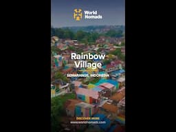 🌈 Indonesia's Incredible Rainbow Village is a World of Color!