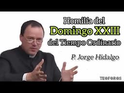 Homilía del Domingo XXIII del Tiempo Ordinario - P. Jorge Hidalgo