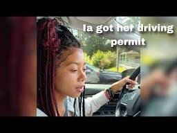 Ia gets her driver’s permit | First day of School