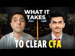 What it Takes to clear CFA from Tier 3 city| Full Interview with Adarsh