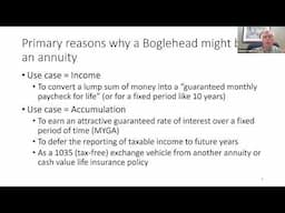 Bogleheads® Chapter Series – All about annuities