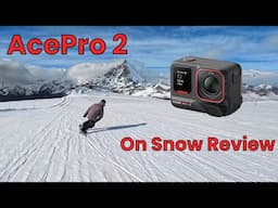 Snowboarding with the Insta360 Ace Pro 2 - on snow review