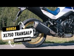 Honda XL750 Transalp 2023 Exhaust Sound OEM - The Best!