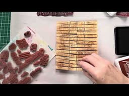 Stamping wooden pegs !!!