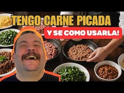 Transforma 1KG de Carne PICADA = 14 COMIDAS Deliciosas! 🍔🍲