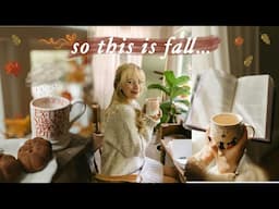 The perfect fall day 🍂🤎📖  autumn books, comfort baking & cozy home makeover