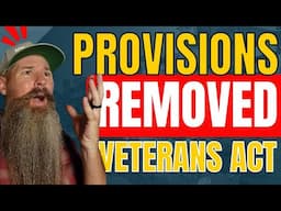 EHR Provisions Removed to Pass Veterans Legislation. VA Veterans Benefits Legislation.