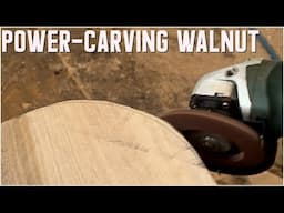 570. Power-carving live-edge Walnut